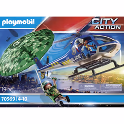 Playmobil City Action Hélicoptère de police et parachutiste - Vue supplémentaire 8