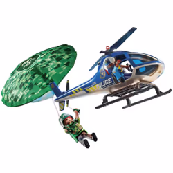 Playmobil City Action Hélicoptère de police et parachutiste - Vue supplémentaire 9