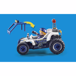 Playmobil City Action Policier avec voiturette et voleur moto