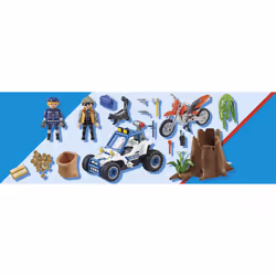 Playmobil City Action Policier avec voiturette et voleur moto - Vue supplémentaire 4