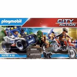 Playmobil City Action Policier avec voiturette et voleur moto - Vue supplémentaire 7