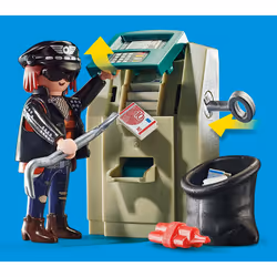 Playmobil City Action Policier avec moto et voleur - Vue supplémentaire 5