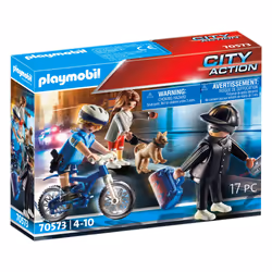 Playmobil City Action Policière et voleur, 4 an(s), Multicolore, Plastique