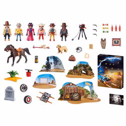 Playmobil Cal Avent Back to the Future Part III, Action/Aventure, Multicolore
