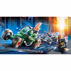 Playmobil City Action Karts de policier et bandit