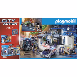 Playmobil City Action Karts de policier et bandit