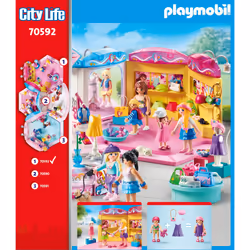 Playmobil City Life Boutique de mode pour enfants