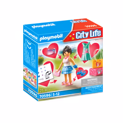 Playmobil City Life Jeune fille stylée, Kit de figurines jouets, 4 an(s), Plastique, 25 pièce(s), 82,26 g