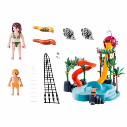 Playmobil FamilyFun Parc aquatique avec toboggans