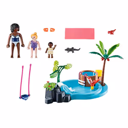 Playmobil FamilyFun Pataugeoire avec bain à bulles