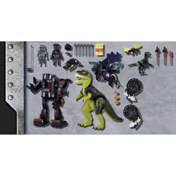 Playmobil Tyrannosaure et robot géant - Vue supplémentaire 4