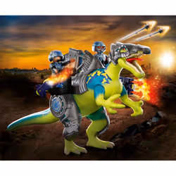 Playmobil Spinosaure et combattants, 5 an(s), Plastique, 46 pièce(s), 664,39 g