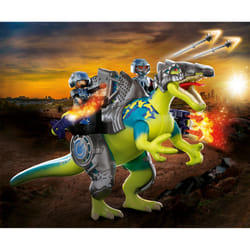 Playmobil Spinosaure et combattants