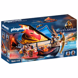 Playmobil Novelmore Navire de combat des Burnham Raiders, Kit de figurines jouets, 4 an(s), Plastique, 55 pièce(s), 893,96 g