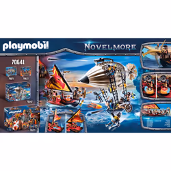 Playmobil Novelmore Navire de combat des Burnham Raiders