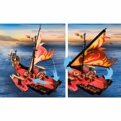 Playmobil Novelmore Navire de combat des Burnham Raiders - Vue supplémentaire 8