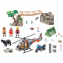 Playmobil Rescue Action Canyon Copter Rescue