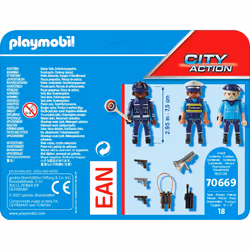 Playmobil City Action Police Equipe de policiers