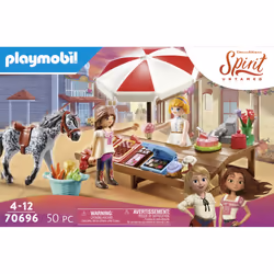 Playmobil Etal de friandises de Miradero, Kit de figurines jouets, 4 an(s), Plastique, 50 pièce(s), 326,89 g
