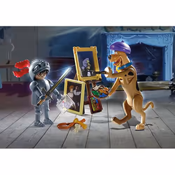 Playmobil SCOOBY-DOO avec chevalier noir, 5 an(s), Multicolore, Plastique