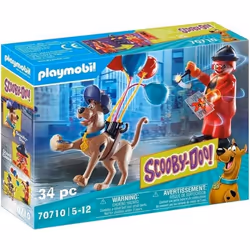 Playmobil SCOOBY-DOO avec fantôme du clown, 5 an(s), Multicolore, Plastique