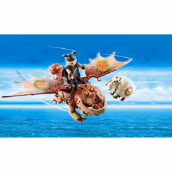 Playmobil Dragons Dragon Racing: Varek et Bouledogre