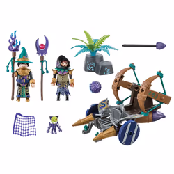 Playmobil Violet Vale - Véhicule catapulte