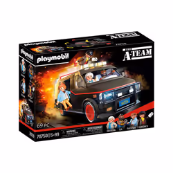 Playmobil The A-Team Le Fourgon de l'Agence tous risques, Voiture et ville, The A-Team, 5 an(s), Noir, Multicolore