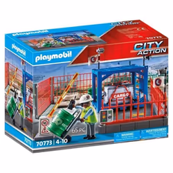 Dépot avec clôture Playmobil City Action