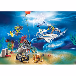Playmobil Cal Avent Jeu de bain Policiers