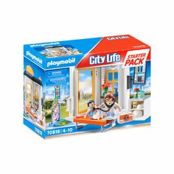 Playmobil City Life 70818, Hôpital, 4 an(s), Multicolore, Plastique