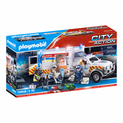 Playmobil City Action 70936, Voiture et ville, 5 an(s), Multicolore, Plastique