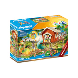 Playmobil FamilyFun Cabane dans les arbres et toboggan