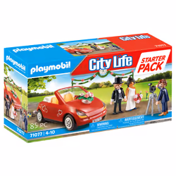 Playmobil City Life 71077, Voiture et ville, 4 an(s), Multicolore