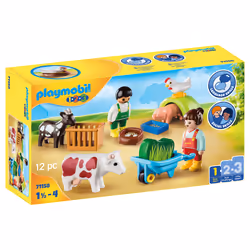 Playmobil 1.2.3 71158, Ferme, 1,5 an(s), Multicolore