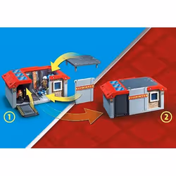 Playmobil City Action Caserne de pompiers transportable