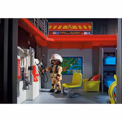 Playmobil City Action Caserne de pompiers transportable - Vue supplémentaire 7