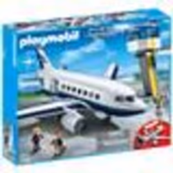 Avion et tour de contrôle - PLAYMOBIL - 71392 - Blanc - Mixte - 4 ans et plus