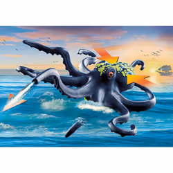Playmobil Pirate avec pieuvre géante - Vue supplémentaire 5