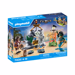 Playmobil Pirate avec trésor, Action/Aventure, 4 an(s), Multicolore