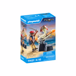 Playmobil Canonnier des pirates, Action/Aventure, 4 an(s), Multicolore