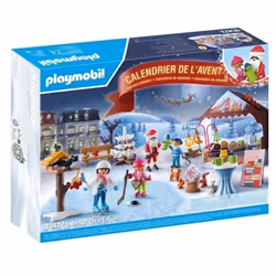 Playmobil Calendrier de l'Avent Marché de Noël, Aire de jeux, 3 an(s), Multicolore, Plastique
