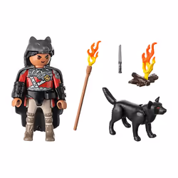 Playmobil SpecialPlus Guerrier avec loup - Vue supplémentaire 2