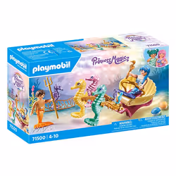 Playmobil Meeresbewohner mit Seepferdchenkutsche, Action/Aventure, 4 an(s), Multicolore