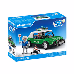 Playmobil Voiture de police collector, Police, 5 an(s), Noir, Bleu, Vert, Gris, Rouge, Blanc, Plastique