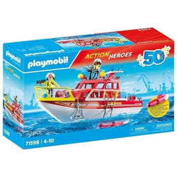 Playmobil Bateau de sauvetage et pompiers