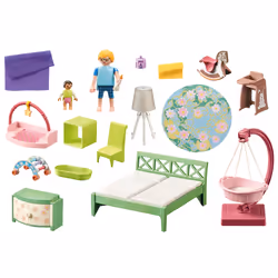 Playmobil My Life Chambre de parents avec berceau suspendu - Vue supplémentaire 3