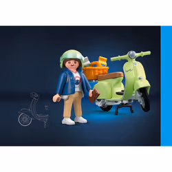 Playmobil 1969 Vespa 150 Sprint Veloce - Vert Clair - Vue supplémentaire 3