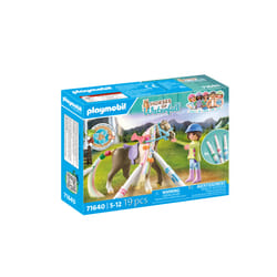 Playmobil Cavalière avec crinière à colorier
