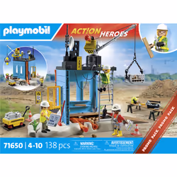 Playmobil Ouvriers et chantier